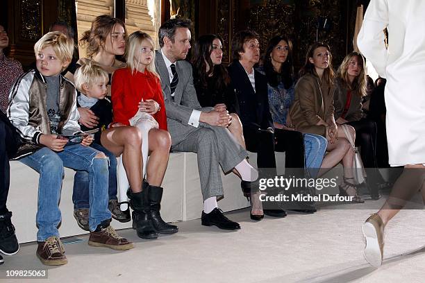 Lucas Alexander Portman, Victor Portman, Natalia Vodianova, Neva Portman, Alishdair Willis, Liv Tyler, Sir Paul McCartney, Nancy Shevell and Elettra...