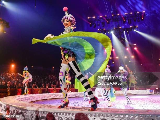 Artists Performs during the 43rd International Circus Festival of Monte-Carlo on January 22, 2019 in Monaco, Monaco.