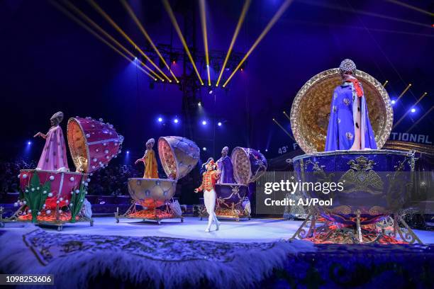 Artists Performs during the 43rd International Circus Festival of Monte-Carlo on January 22, 2019 in Monaco, Monaco.