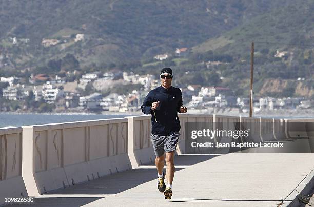Matthew McConaughey is seen in Malibu on February 5, 2011 in Los Angeles, California.