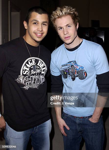 Erik-Michael Estrada and Ashley Parker Angel of O-Town