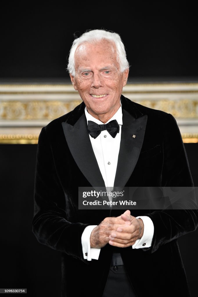 Giorgio Armani Prive : Runway - Paris Fashion Week - Haute Couture Spring Summer 2019