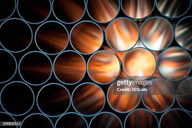 pipes - gestapelde stenen stockfoto's en -beelden