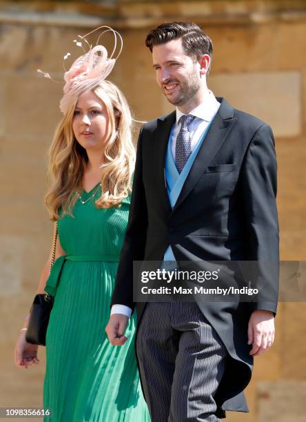 Jason Knauf, Communications Secretary to The Duke and Duchess of Cambridge and The Duke and Duchess of Sussex, attends the wedding of Prince Harry to...