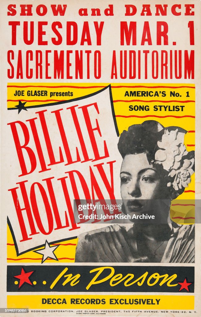 Poster For A Billie Holiday Concert