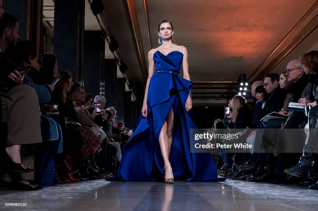 Elie Saab : Runway - Paris Fashion Week - Haute Couture Spring Summer 2019