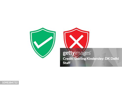 Safe And Unsafe Symbols High-Res Vector Graphic - Getty Images