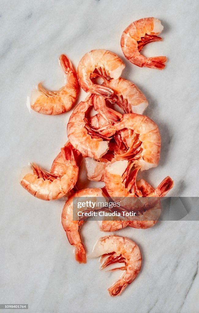 Raw shrimp