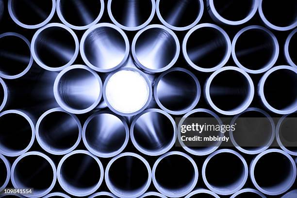 plastic pipes - pvc stock pictures, royalty-free photos & images