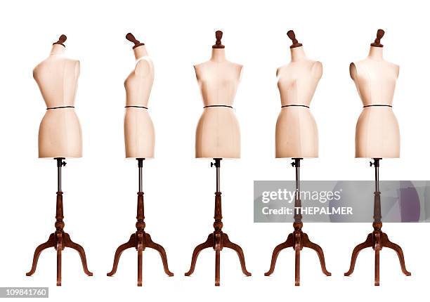 female mannequin torso - mannequin stock pictures, royalty-free photos & images