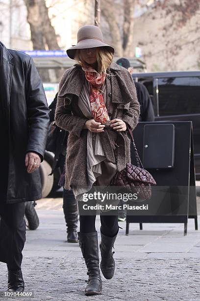 Blake Lively sighted in Saint Germain des Pres on March 5, 2011 in Paris, France.