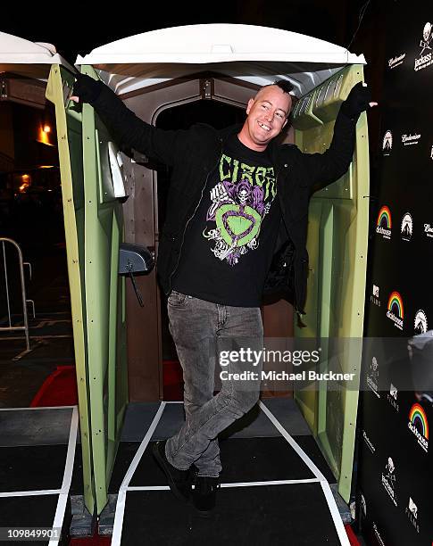 Television personality Ehren McGhehey attends the Blu-ray and DVD release of Paramount Home Entertainment's "Jackass 3" at the Paramount Studios on...