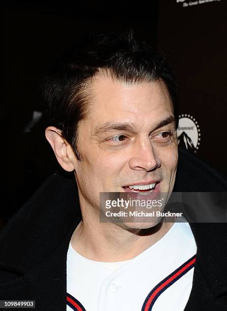 Actor Johnny Knoxville attends the Blu-ray and DVD release of Paramount Home Entertainment's "Jackass 3" at the Paramount Studios on March 7, 2011 in...