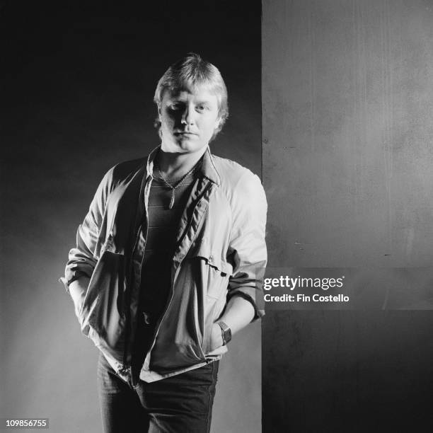 English musician John Miles posed in London in July 1981.