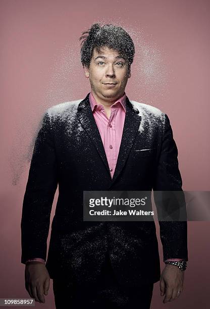 Comedian Michael Macintyre poses for a portrait shoot in London on November 30, 2009.