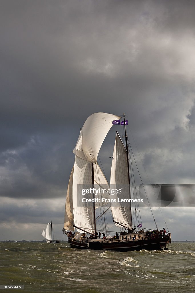 Netherlands, race of traditional sailing ships