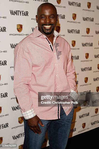 Actor Alimi Ballard arrives at the launch of the new Porsche Panamera celebrated by Porsche and Vanity Fair held at Milk Studios on September 24,...
