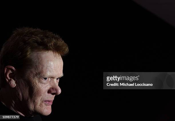 High wire artist Philippe Petit is interviewed during the 2010 Courage Forum with Sir Richard Branson & Philippe Petit presented by The Americas...