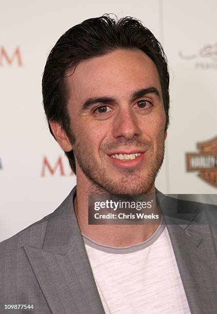 Player Ryan Miller arrives at the 11th annual Maxim Hot 100 Party with Harley-Davidson, ABSOLUT VODKA, Ed Hardy Fragrances, and ROGAINE held at...