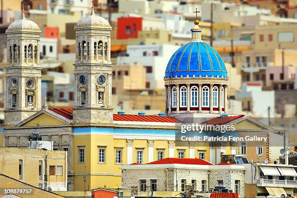 syros, agios nikolaos church - iglesia de agios nikolaos fotografías e imágenes de stock