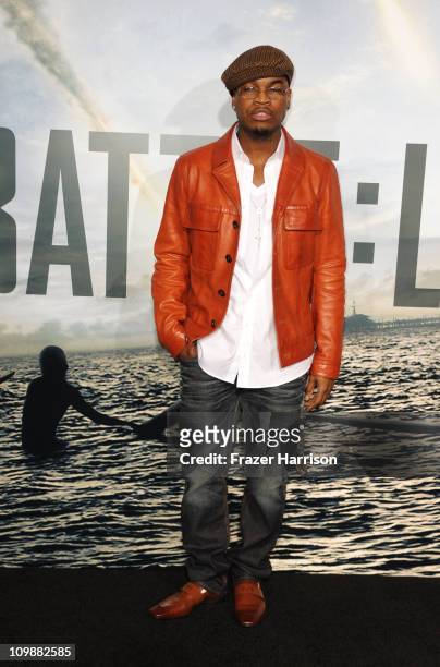 Actor Ne-Yo arrives at the premiere of Columbia Pictures' "Battle: Los Angeles" at the Regency Village Theater on March 8, 2011 in Westwood,...