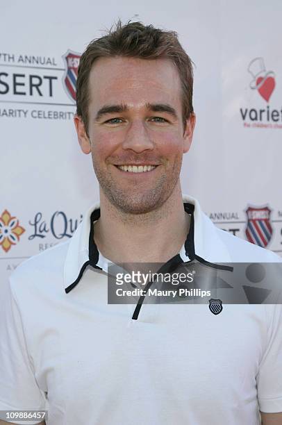 Actor James Van Der Beek arrives at the 7th Annual K-Swiss Desert Smash - Day 1 at La Quinta Resort and Club on March 8, 2011 in La Quinta,...