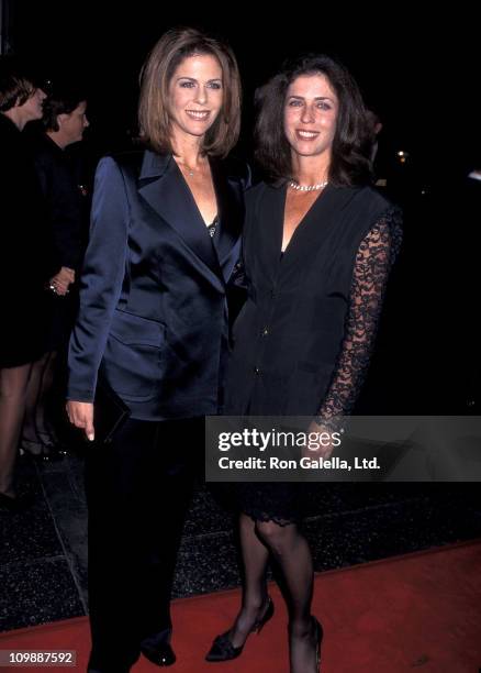 Actress Rita Wilson and sister Lily Wilson attend the 18th Annual National CableACE Awards on November 16, 1996 at Wiltern Theatre in Los Angeles,...