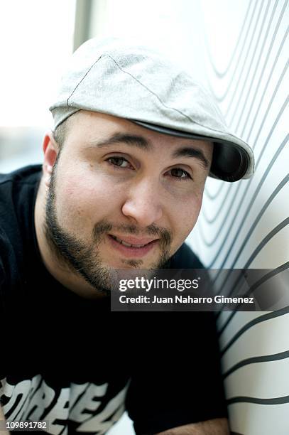 Francisco Jose Rivera Pantoja poses for a portrait session during the presentation of his new film 'Torrente 4' at Santo Domingo Hotel on March 9,...