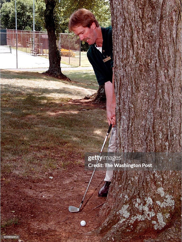 07/21/98 - Fauquier Springs Country club, 9236 Tournament Drive, Warrenton, VA - Golf notebook, with