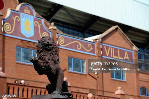 General Views of the Stadium prior to the Barclays Premier League match between Aston Villa and Blackburn Rovers at Villa Park on February 26, 2011...