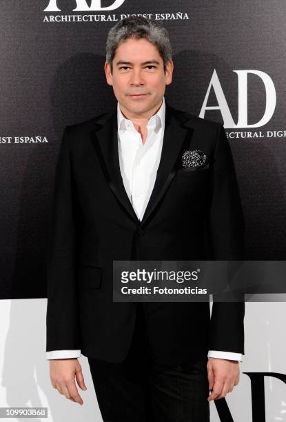 Boris Izaguirre attends 'AD Arquitectural and Design Awards' 2011 at the Real Fabrica de Tapices on March 9, 2011 in Madrid, Spain.