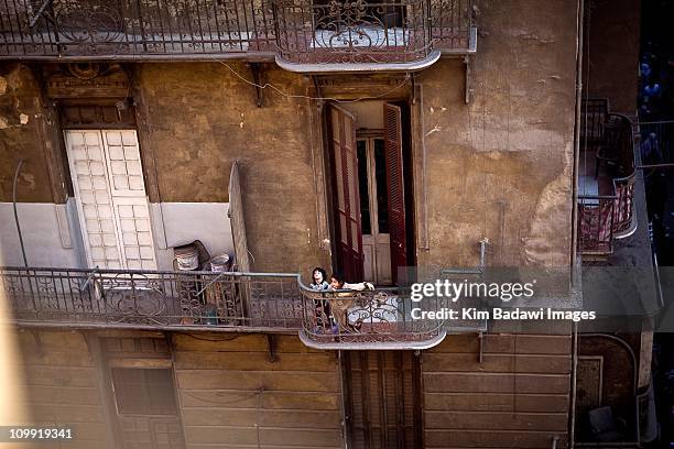 Day of the Matrys on Tahrir Square on February 7, 2011 in downtown Cairo, Egypt.Streets and rooftops crowded as Yusuf al-Qaradawi, a leading Egyptian...