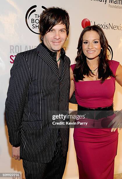 Singer Kara DioGuardi and Mitch Allan arrive at the Somaly Mam Foundation's 2nd annual Los Angeles Gala held at a private residence on September 29,...