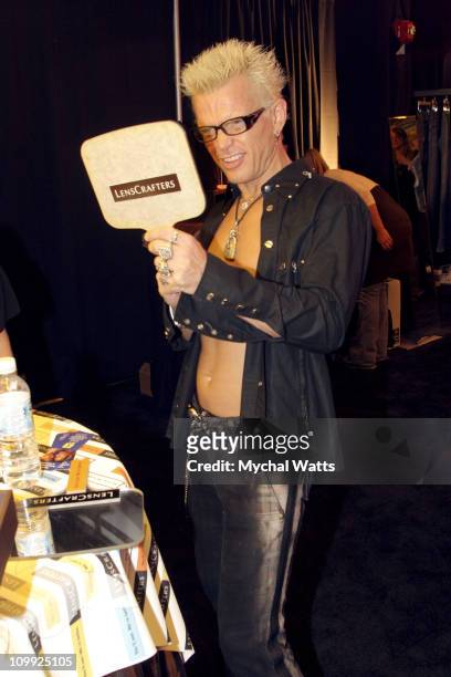Billy Idol during 2005 Fashion Rocks - Talent Gift Lounge Produced by On 3 Productions - Day 2 at Radio City Music Hall in New York City, New York,...
