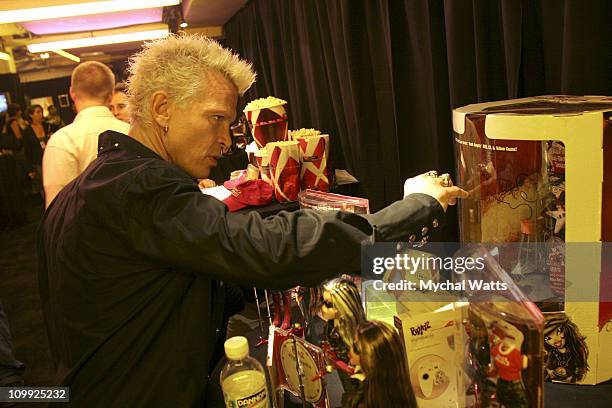 Billy Idol during 2005 Fashion Rocks - Talent Gift Lounge Produced by On 3 Productions - Day 2 at Radio City Music Hall in New York City, New York,...