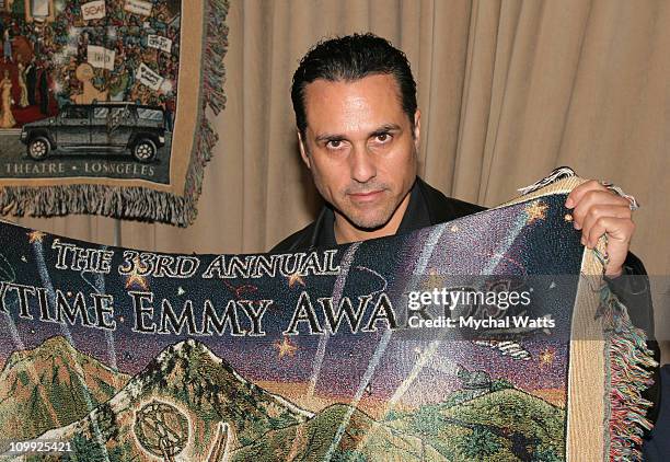 Maurice Benard during 33rd Annual Daytime Emmy Awards - Gift Suite - Day 1 in Los Angeles, California, United States.