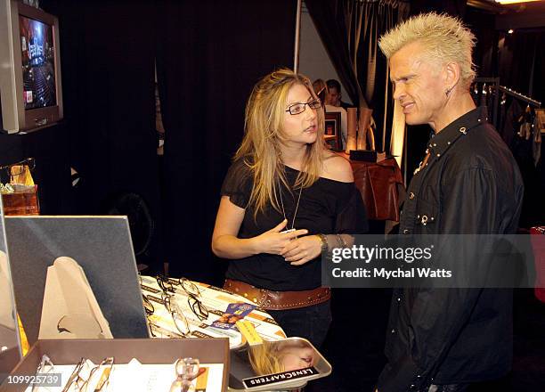 Billy Idol during 2005 Fashion Rocks - Talent Gift Lounge Produced by On 3 Productions - Day 2 at Radio City Music Hall in New York City, New York,...