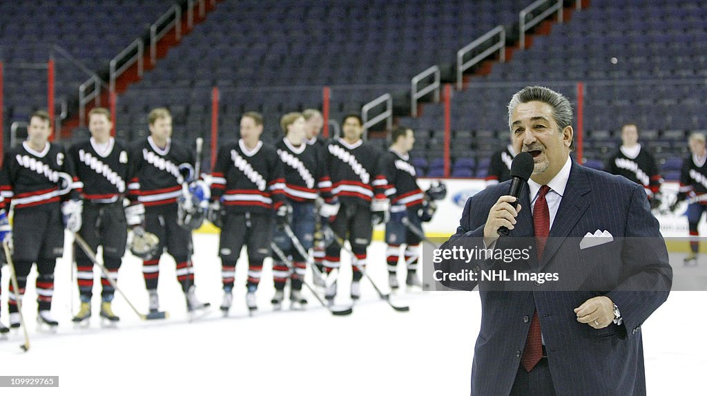 Members Of The Congressional Hockey Caucus Visit Capitol Hill