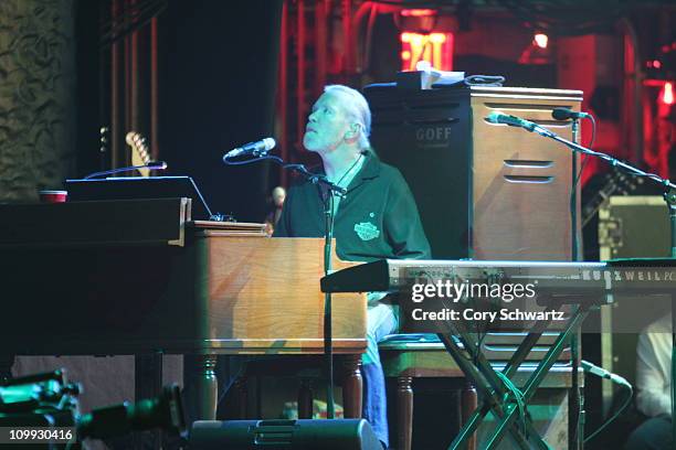 Gregg Allman of the Allman Brothers Band performs at Beacon Theatre on March 10, 2011 in New York City.