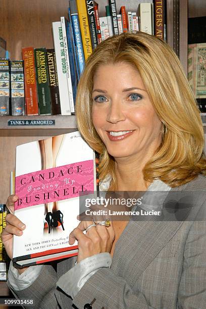 Candace Bushnell during Candace Bushnell Signs Copies of Her New Book Trading Up at Barnes and Noble Union Square in New York City, New York, United...