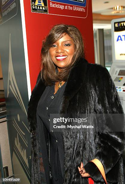 Gloria Gaynor during The 45th Annual GRAMMY Awards - Radio Room - Day Two at Madison Sqare Garden in New York, NY, United States.