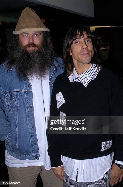 Rick Rubin and Anthony Kiedis during Lost in Translation DVD Launch Party - Inside at Koi Restaurant in Los Angeles, California, United States.