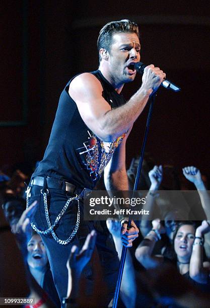 Ricky Martin during MTV Video Music Awards Latin America 2003 - Live Telecast at Jackie Gleason Theater in Miami Beach, Florida, United States.