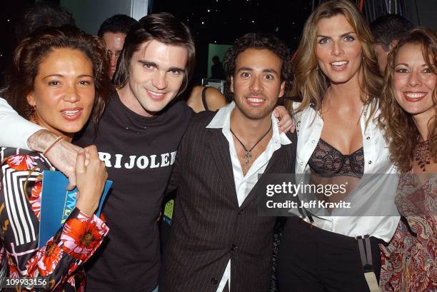 Montserrat Olivier, Juanes, Howie Dorough & Yolanda Andrade, and Howie's sister Pollyanna