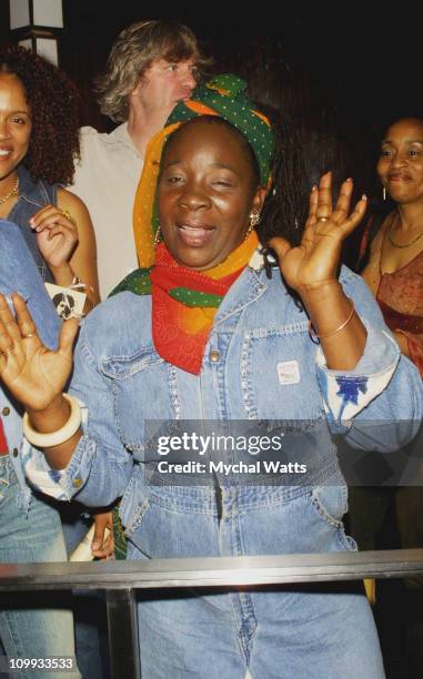 Rita Marley during MercedesBenz Fashion Week Spring Collections 2003 - Cedella Marley Catch-a-Fire - Runway and Backstage Fashion Show at Eugene's in...