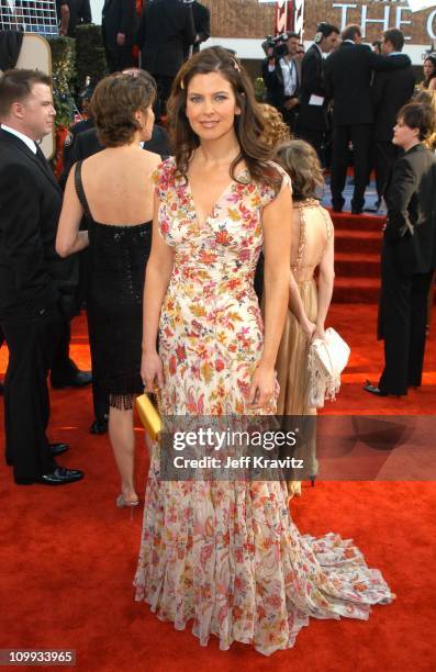 Jules Asner during The 60th Annual Golden Globe Awards - Arrivals at Beverly Hilton Hotel in Beverly Hills, CA, United States.