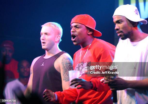 Eminem, Mekhi Phifer and Deshaun Holton AKA Proof of D12