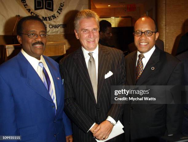 Johnnie L. Cochran, Jr., Piaget President Robert Filotei and One Hundred Black Men President Paul Williams Jr.