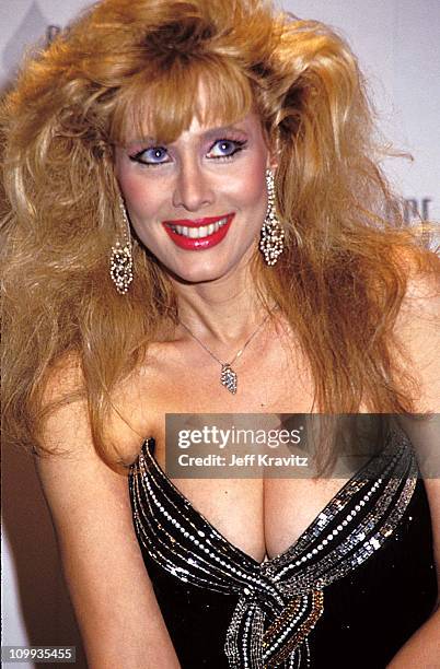 Rhonda Shear during 1992 Cable ACE Awards in Los Angeles, California, United States.