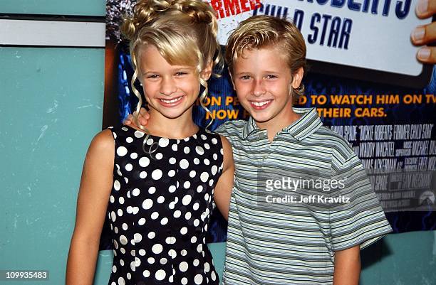 Jenna Boyd and Cayden Boyd during World Premiere of Dickie Roberts: Former Child Star at Cinerama Dome in Hollywood, California, United States.